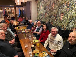 cardiac club members Christmas meal 2024 1